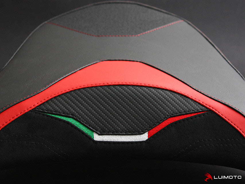 LUIMOTO (Team Italia) Passenger Seat Covers for the DUCATI MULTISTRADA 1200 / 1260 (2015+)