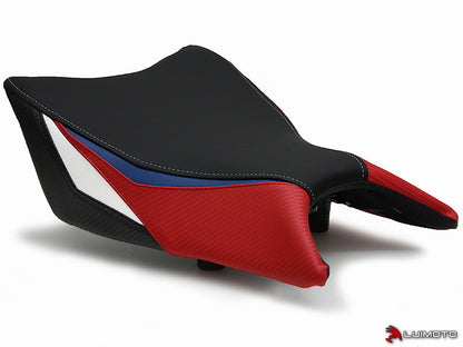 LUIMOTO TRI-COLOUR Rider Seat Cover for the CBR300R & CB300F (15+)