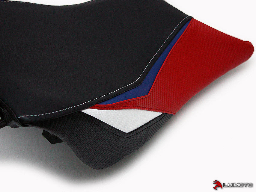 LUIMOTO TRI-COLOUR Rider Seat Cover for the CBR300R & CB300F (15+)