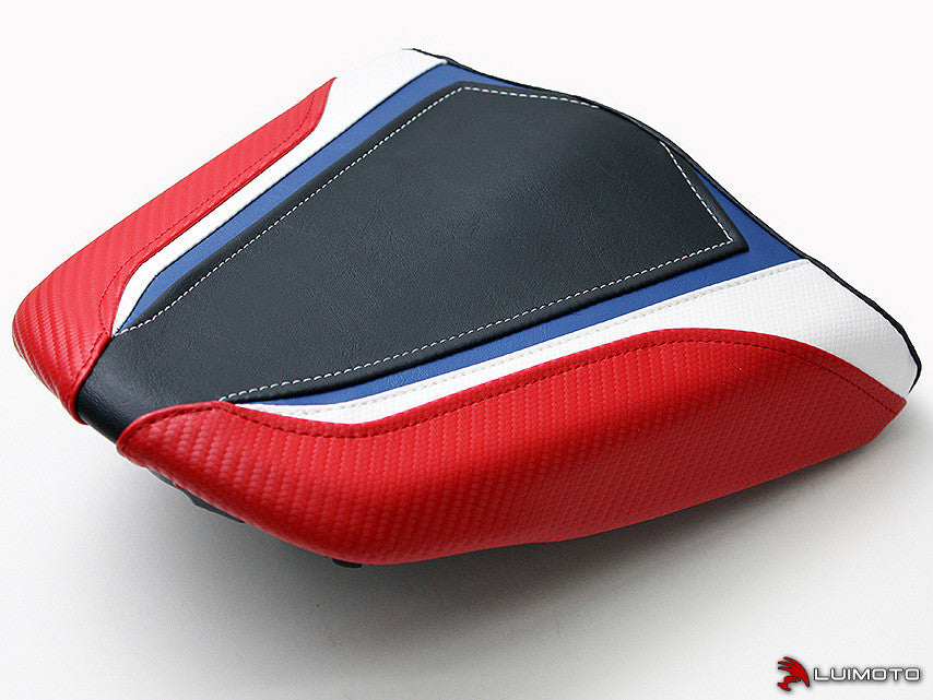 LUIMOTO TRI-COLOUR Passenger Seat Cover for the CBR300R & CB300F (15+)