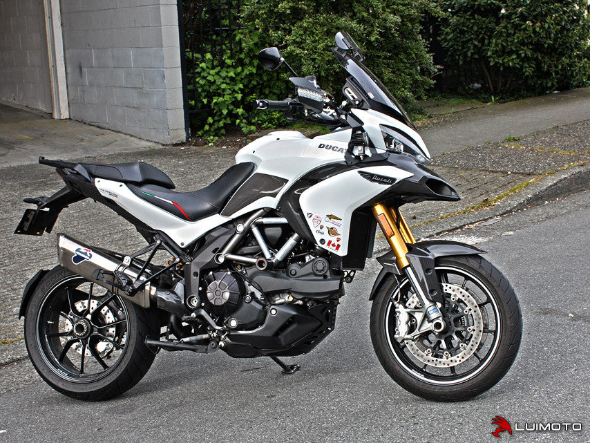 LUIMOTO (Team Italia) Rider Seat Cover for the DUCATI MULTISTRADA 1200 (10-11)