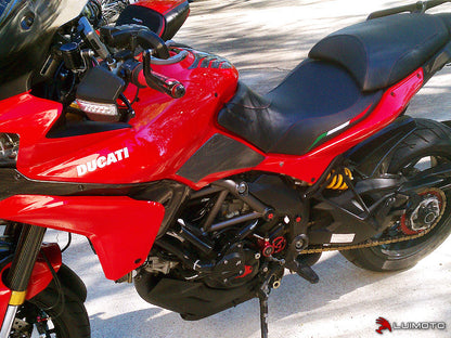LUIMOTO (Team Italia) Rider Seat Cover for the DUCATI MULTISTRADA 1200 (10-11)