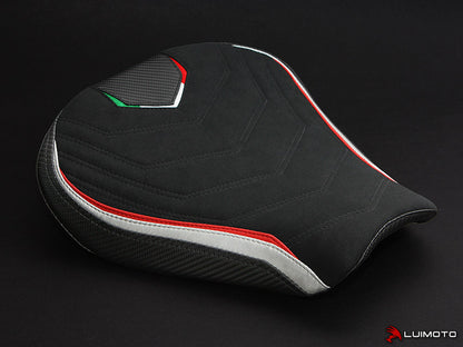 LUIMOTO (Team Italia) Rider Seat Covers for the MV AGUSTA F3 675 / 800 (2012+)
