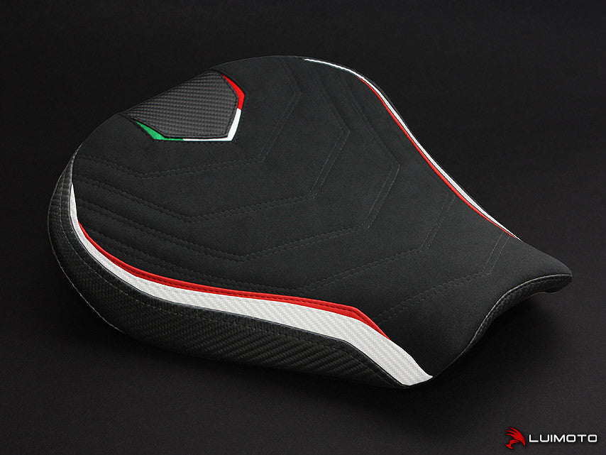 LUIMOTO (Team Italia) Rider Seat Covers for the MV AGUSTA F3 675 / 800 (2012+)