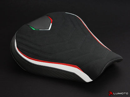 LUIMOTO (Team Italia) Rider Seat Covers for the MV AGUSTA F3 675 / 800 (2012+)