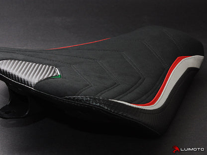 LUIMOTO (Team Italia) Rider Seat Covers for the MV AGUSTA F3 675 / 800 (2012+)