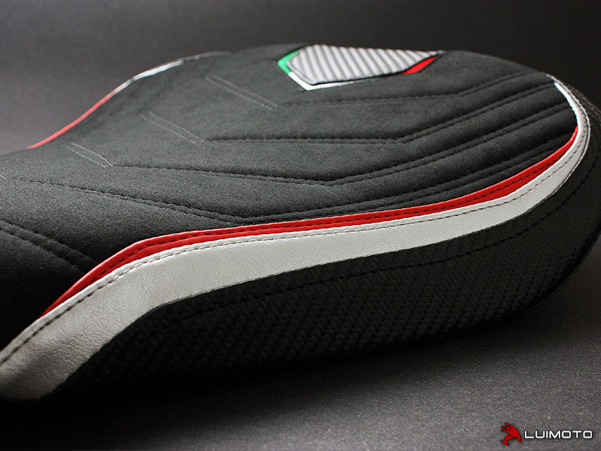 LUIMOTO (Team Italia) Rider Seat Covers for the MV AGUSTA F3 675 / 800 (2012+)