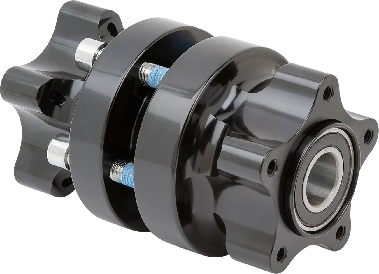 ARLEN NESS Hub - Cartridge - Front/Dual Disc - Black - Softail Low Rider S/ST/El Diablo 71-652