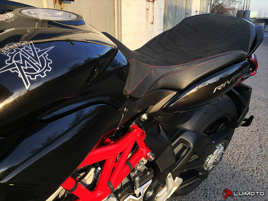 LUIMOTO Rider Seat Cover for the MV AGUSTA RIVALE 800 (13-16)