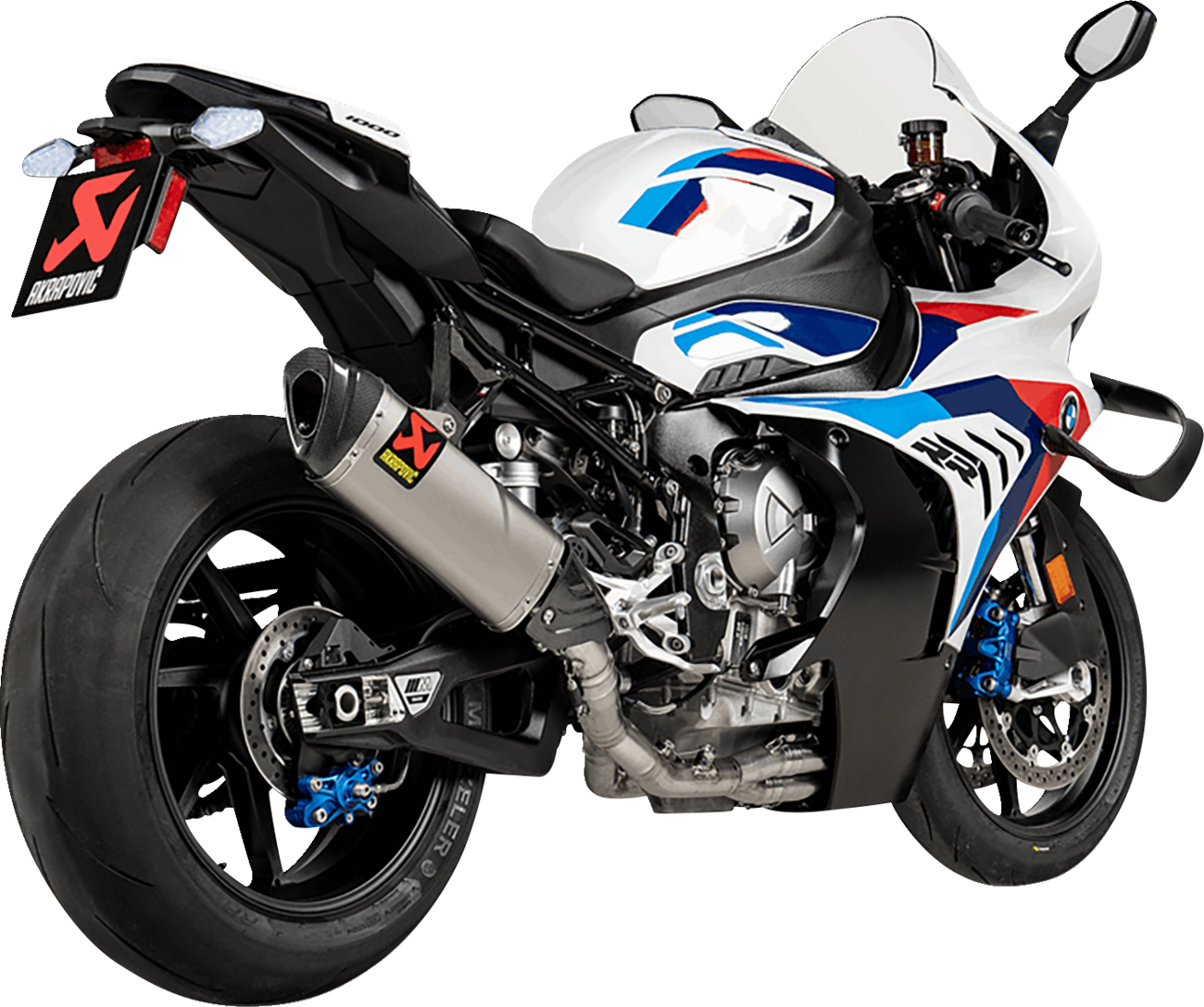 AKRAPOVIC Evolution Line Exhaust System - Titanium - M 1000 RR S-B10E11-APLT