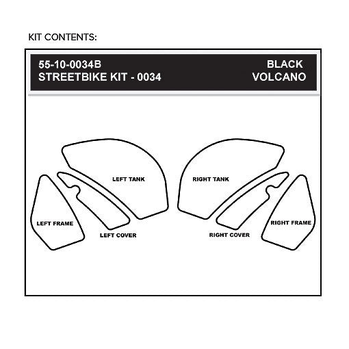 Stompgrip Streetbike Kit - Volcano - 0034