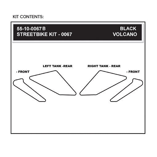 Stompgrip Streetbike Kit - Volcano - 0067