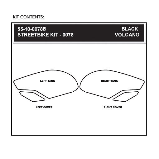 Stompgrip Streetbike Kit - Volcano - 0078
