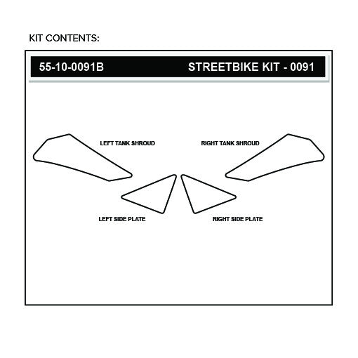 Stompgrip Streetbike Kit - Volcano - 0091