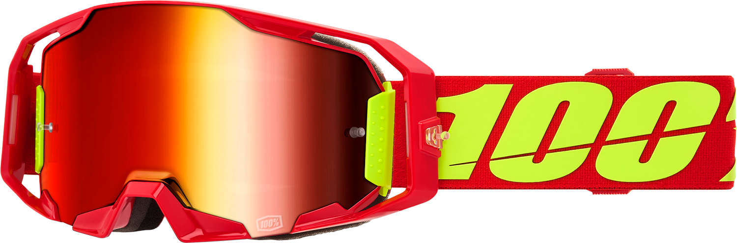 100% ARmatic Goggle - Red - Red Mirror Lens 50060-00005