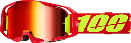 100% ARmatic Goggle - Red - Red Mirror Lens 50060-00005