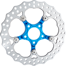 ARLEN NESS Spider Rotor - 12-19/32" - Blue - Front 300-109
