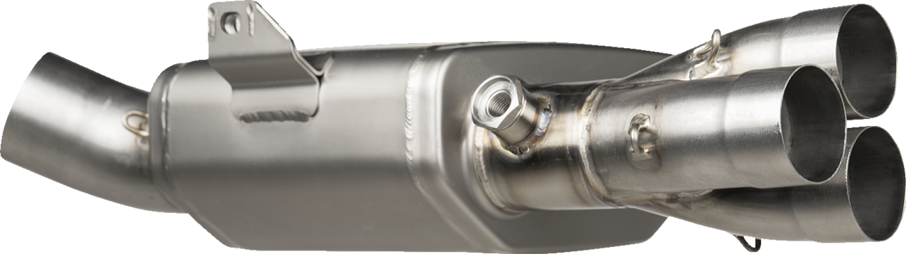 AKRAPOVIC Track Day Link Pipe - Stainless Steel - Yamaha R9 L-Y9R1/TD