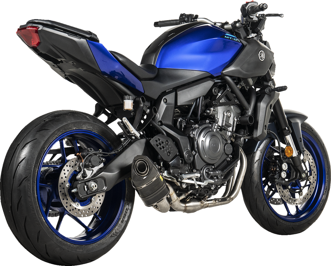 AKRAPOVIC Racing Line Exhaust System - Carbon Fiber - Yamaha MT-07 S-Y7R2-AFC/1