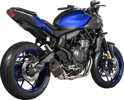 AKRAPOVIC Racing Line Exhaust System - Carbon Fiber - Yamaha MT-07 S-Y7R2-AFC/1