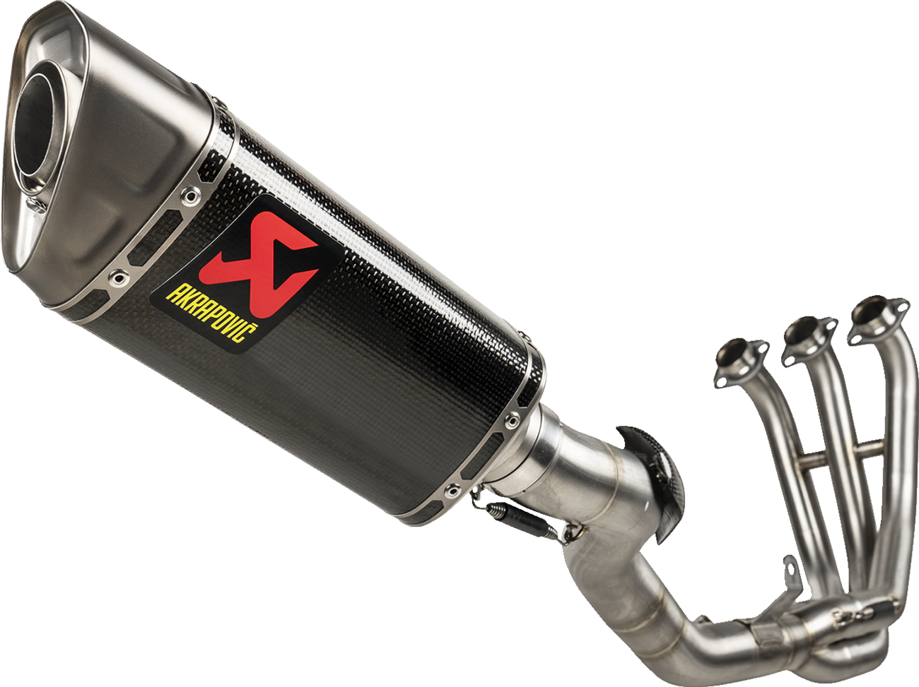 AKRAPOVIC Racing Line Exhaust System - Carbon Fiber - Yamaha Tracer 9 S-Y9R20-APC
