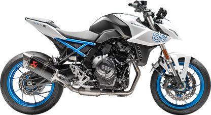 AKRAPOVIC Racing Line Exhaust System - Carbon Fiber - Suzuki GSX-8S & GSX-8R S-S8R2-EEC