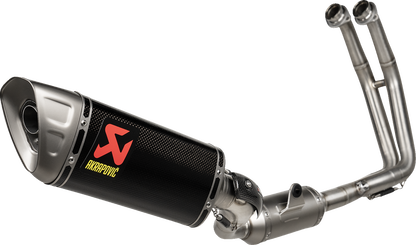 AKRAPOVIC Racing Line Exhaust System - Carbon Fiber - Suzuki GSX-8S & GSX-8R S-S8R2-EEC