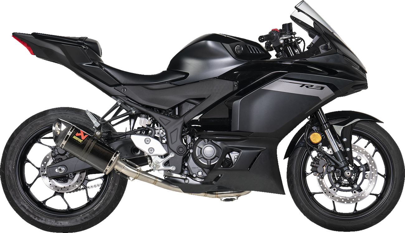 AKRAPOVIC Racing Line Exhaust System - Carbon Fiber - Yamaha R3 & MT-03 S-Y3R3-APC