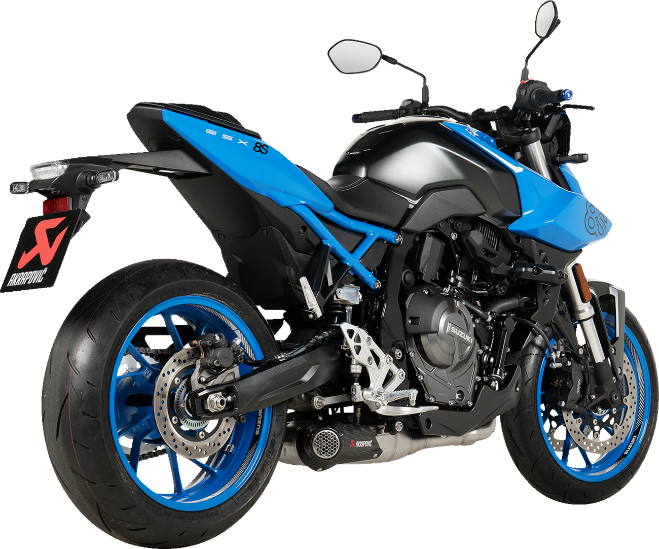 AKRAPOVIC Racing Line Exhaust System - Stainless Steel - Suzuki GSX-8S & GSX-8R S-S8R1-HHAKESS