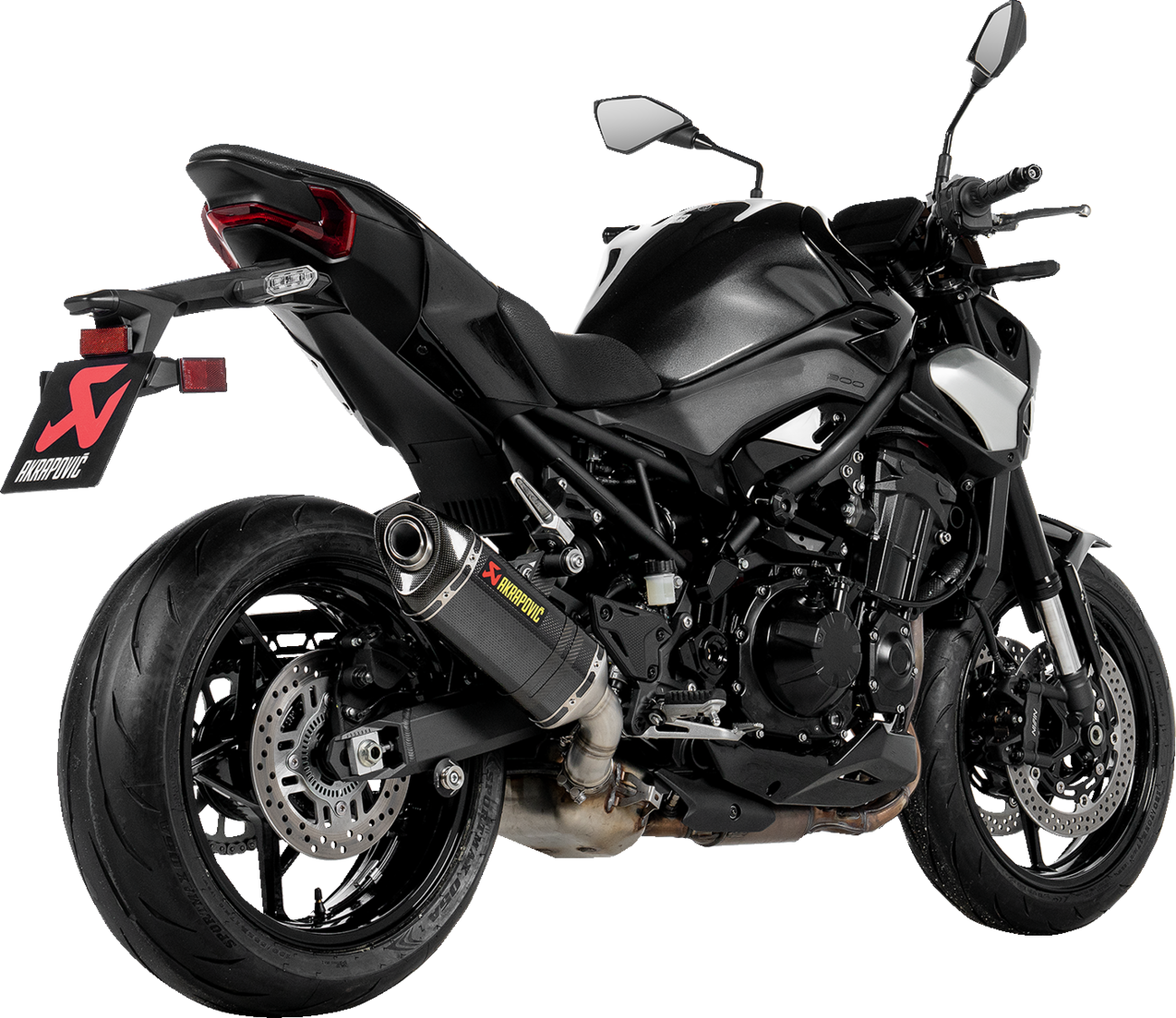 AKRAPOVIC Slip-On Line Muffler - Carbon Fiber - ECE - Kawasaki Z900 S-K9SO11-HZC