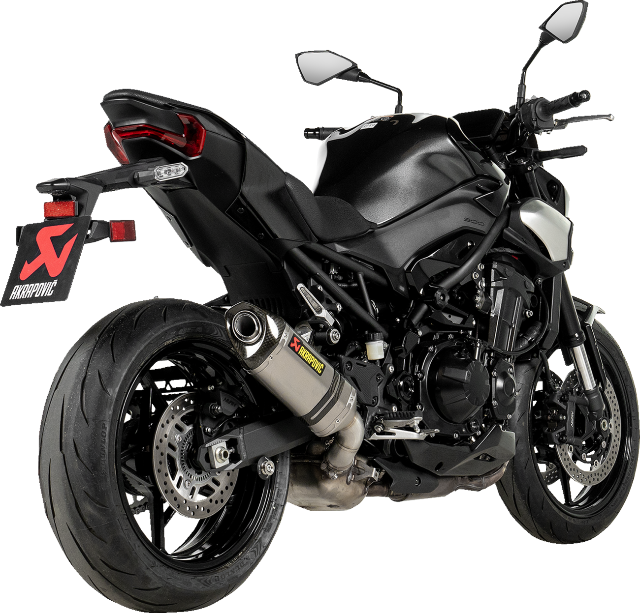 AKRAPOVIC Slip-On Line Muffler - Titanium - ECE - Kawasaki Z900 S-K9SO11-HZT
