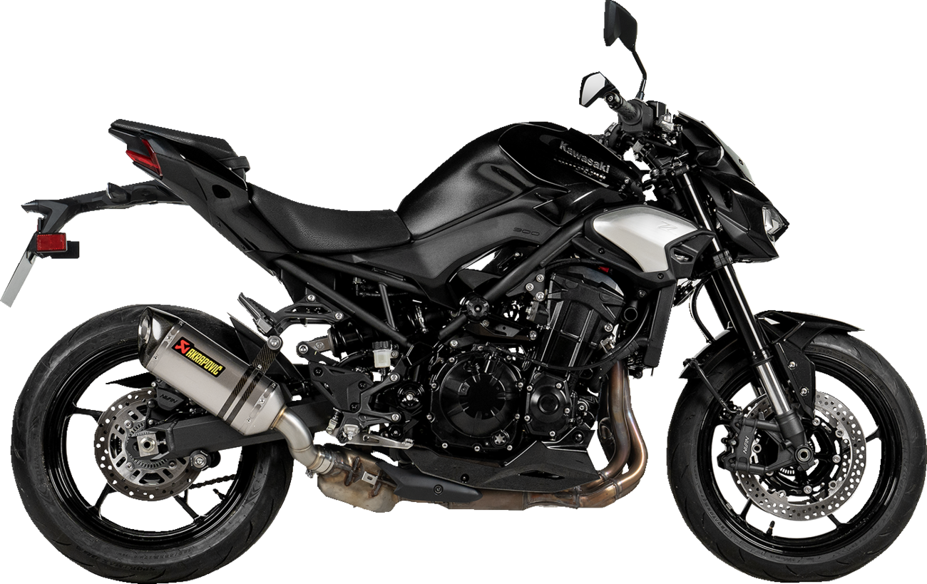 AKRAPOVIC Slip-On Line Muffler - Titanium - ECE - Kawasaki Z900 S-K9SO11-HZT