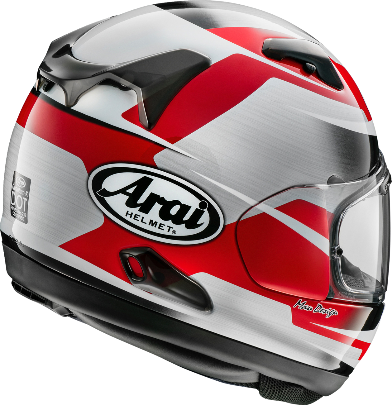 ARAI HELMETS Quantum-X Helmet - Steel - Red - Medium 0101-18118