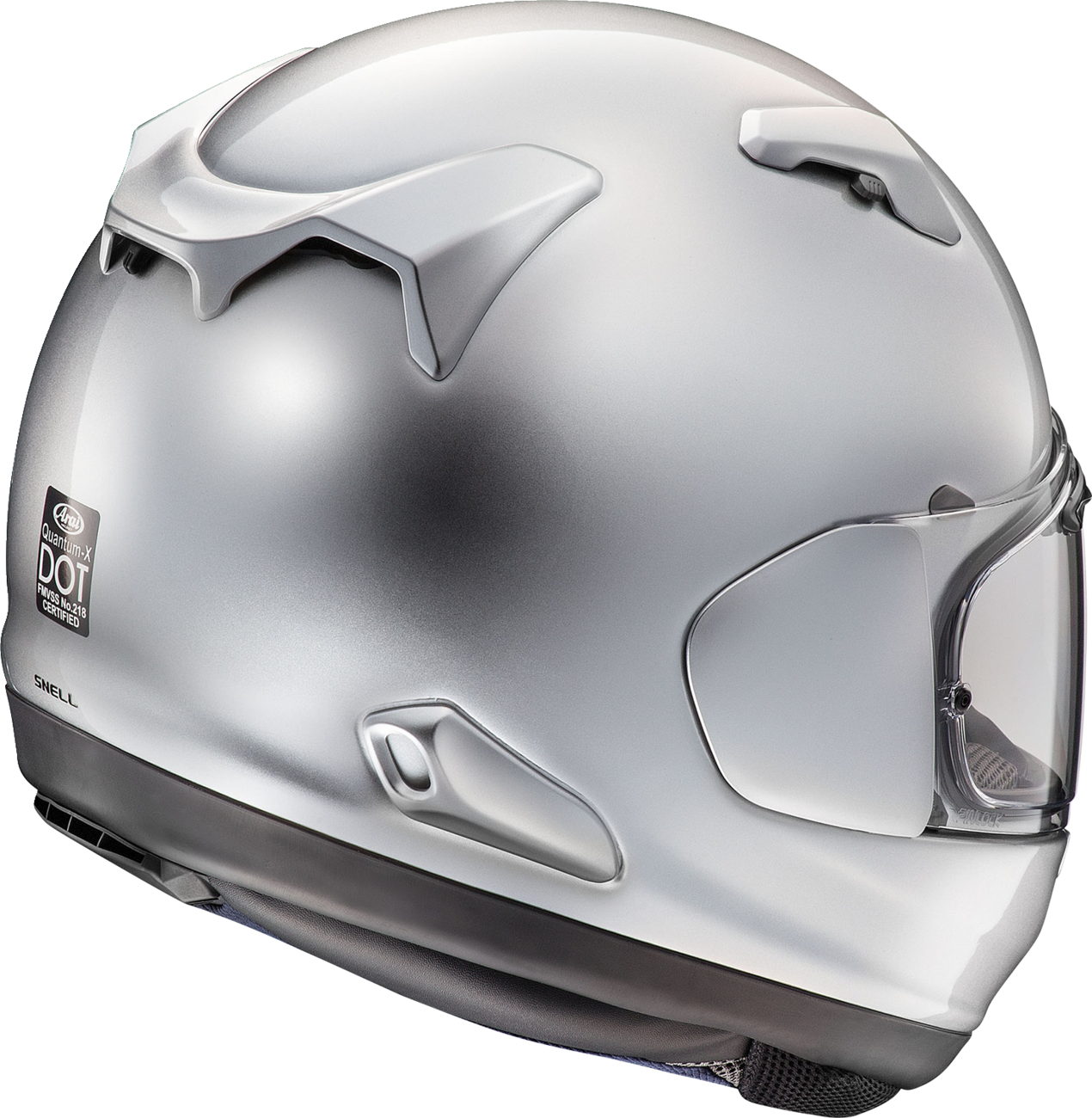 ARAI HELMETS Quantum-X Helmet - Aluminum Silver - Medium 0101-18165