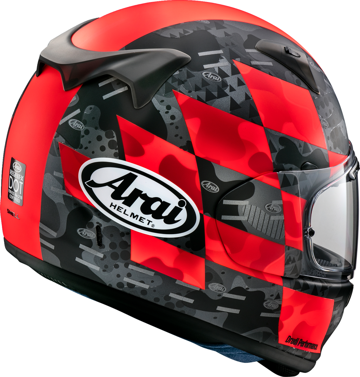 ARAI HELMETS Regent-X Helmet - Patch - Red - Medium 0101-17647