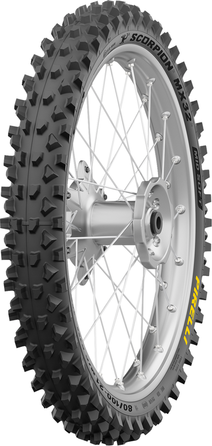 PIRELLI Tire - Scorpion* MX32 Mid Soft - Front - 80/100-21 - 51M 4574700