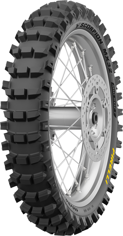 PIRELLI Tire - Scorpion* MX32 Mid Soft - Rear - 110/90-19 - 62M 4574900