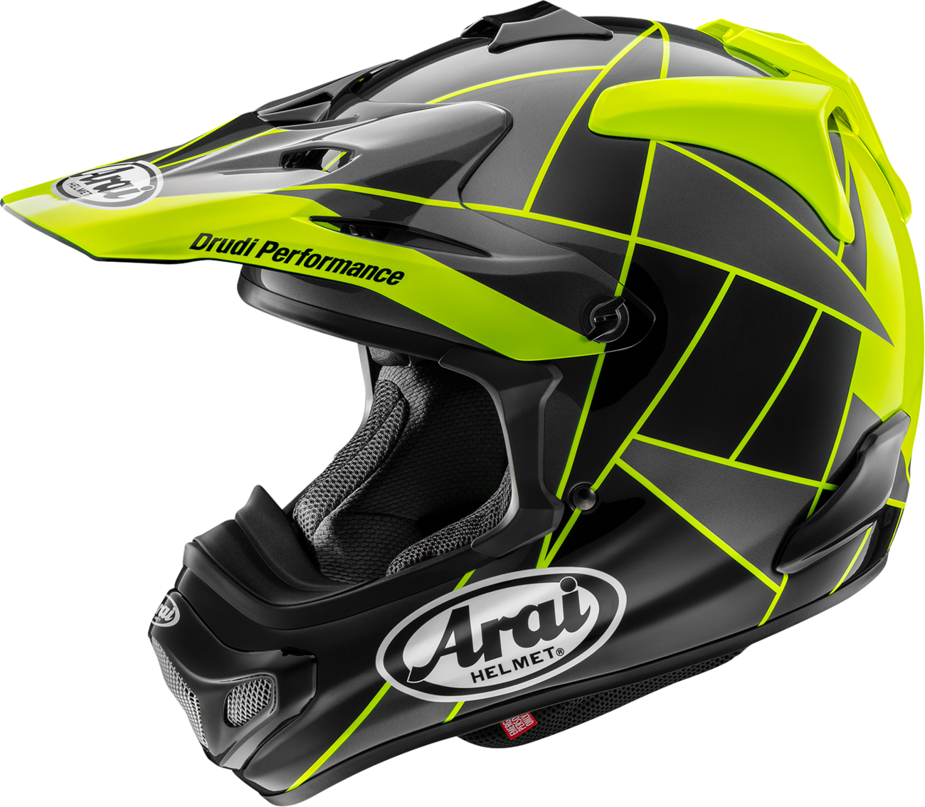 ARAI HELMETS VX-Pro4 Helmet - Fragment - Yellow - XS 0110-9526