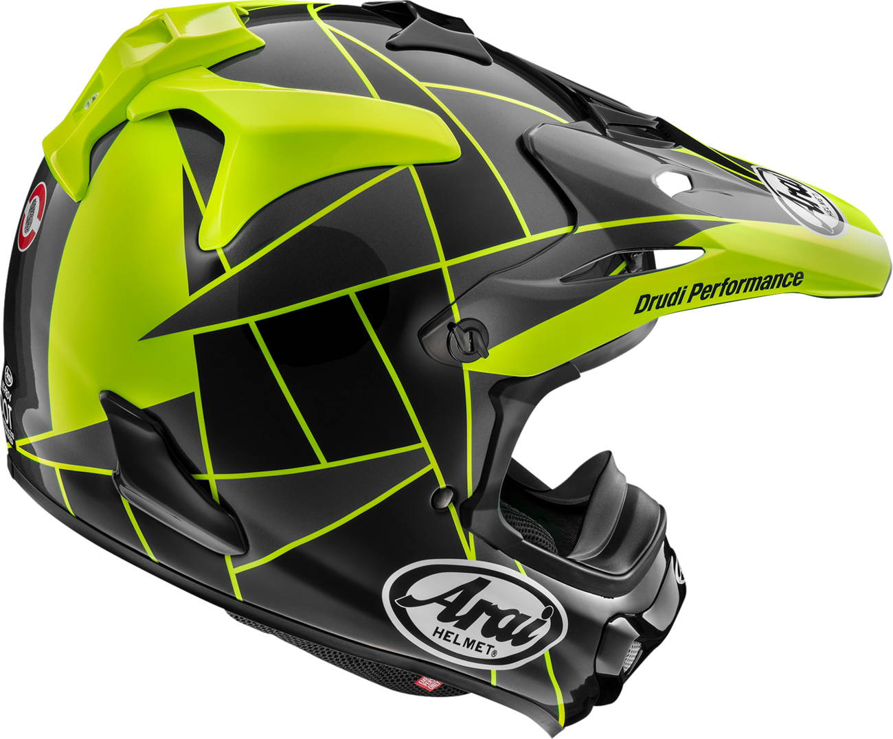 ARAI HELMETS VX-Pro4 Helmet - Fragment - Yellow - XS 0110-9526