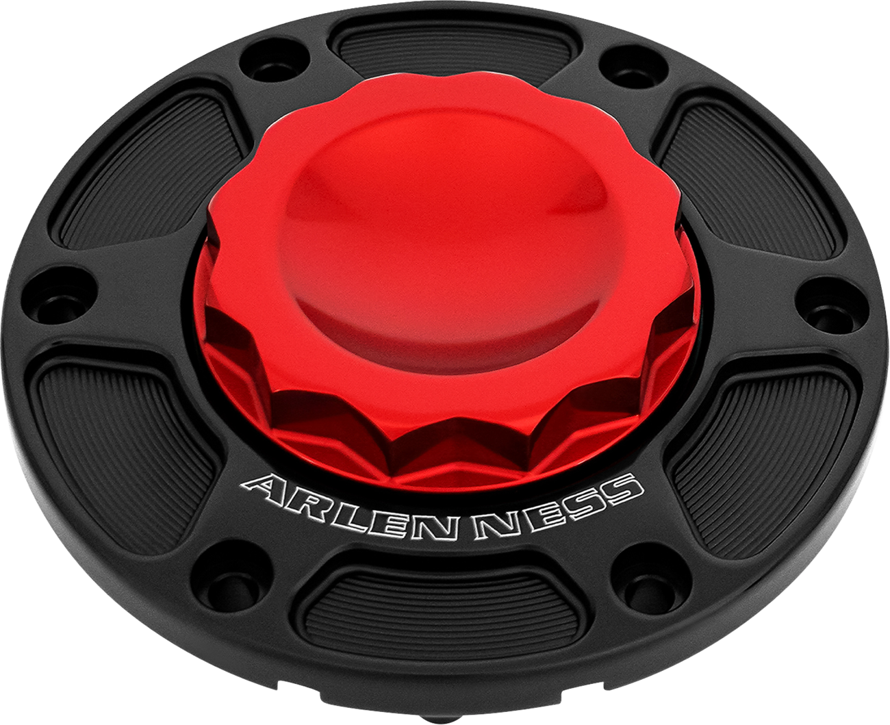 ARLEN NESS 12 Point Gas Cap - Red 701-017