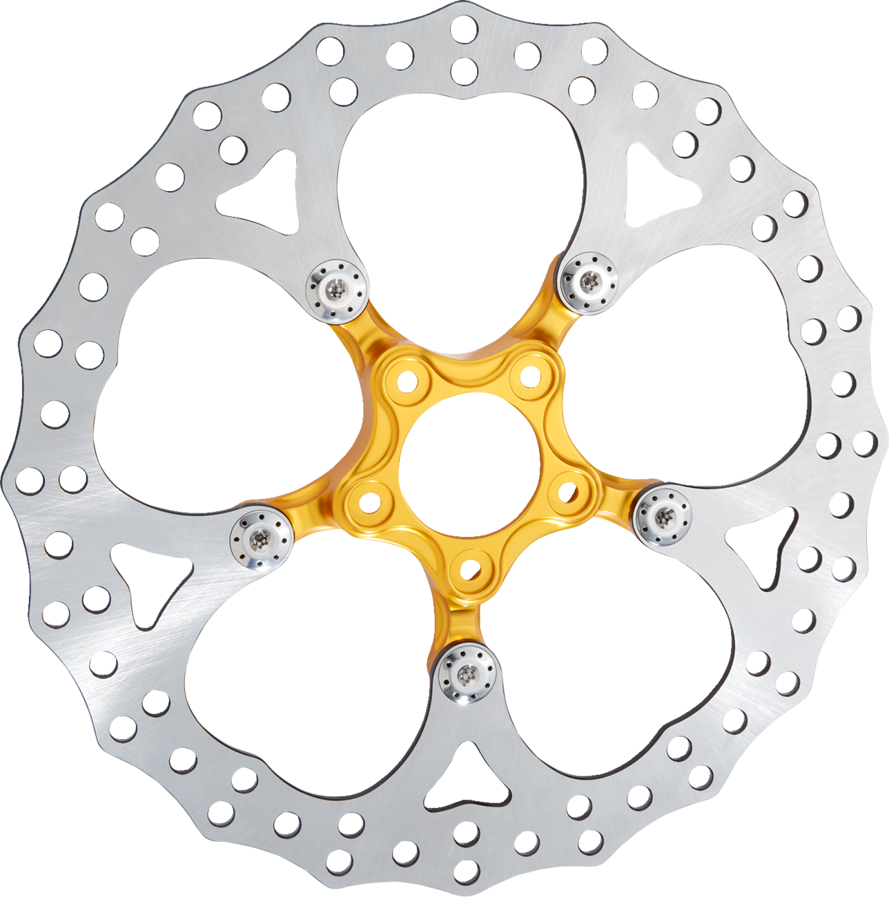 ARLEN NESS Spider Rotor - 12-19/32" - Gold - Front 300-110