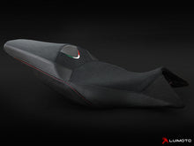 LUIMOTO Team Italia Rider Seat Covers for the Aprilia SHIVER 750 / 900 (2010+)
