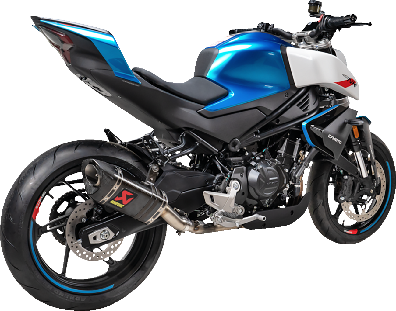 AKRAPOVIC Slip-On Line Muffler - Carbon Fiber - CFMOTO 450SR/NK S-CF4SO1-APC