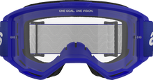 ALPINESTARS GOGGLES Vision 3 Goggle - Wordmark - Blue - Clear Lens 5103325-7189