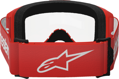 ALPINESTARS GOGGLES Vision 3 Goggle - Wordmark - Red - Clear Lens 5103325-3067