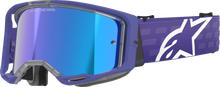 ALPINESTARS GOGGLES Vision 8 Goggle - Corp - Purple - Blue Mirror Lens 5101625-3116