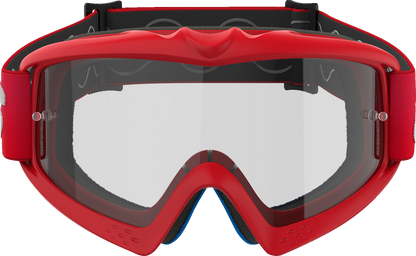 ALPINESTARS GOGGLES Youth Vision Goggle - Blaze - Red - Clear Lens 5140325-3067