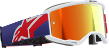 ALPINESTARS GOGGLES Vision 5 Goggle - Corp - Red/Purple - Red Mirror Lens 5101825-3154