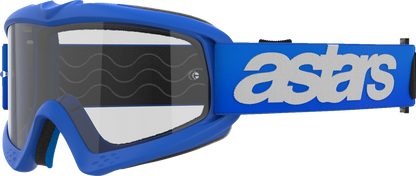 ALPINESTARS GOGGLES Youth Vision Goggle - Blaze - Blue - Clear Lens 5140325-7189