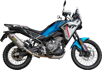 AKRAPOVIC Slip-On Line Muffler - Titanium - CFMOTO 450 MT/IBEX 450 S-CF4SO2-HFTT